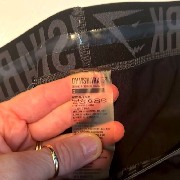 Black/Grey Gymshark Fit Seamless Shorts Size Small - Picture 11 of 11